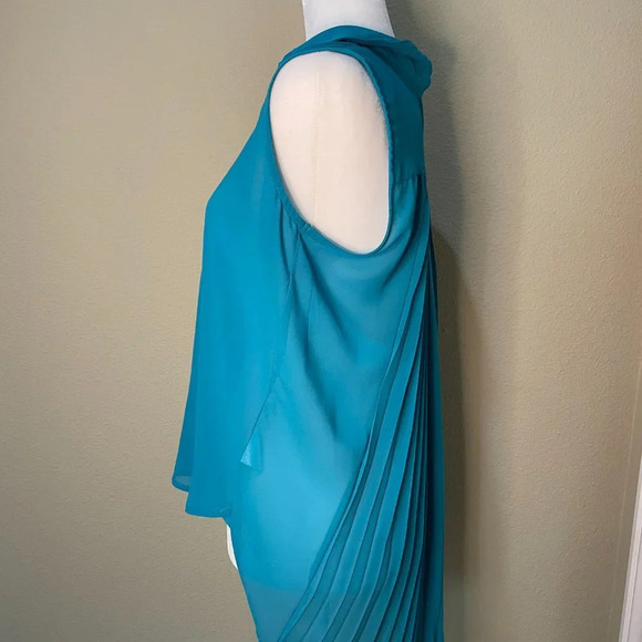 NORDSTROM Sparkle & Fade Pleated Tunic Top - M - Picture 4 of 8